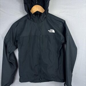 The North Face Higher Run Windbreaker Jacket Womens Small Full Zip Hooded